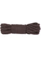 Black cotton bondage rope 32 feet soft durable versatile for safe adventurous play exploring desires without skin irritation