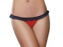 Dream Girl Lingerie Dreamgirl Back Panty Small Red Black at $5.99