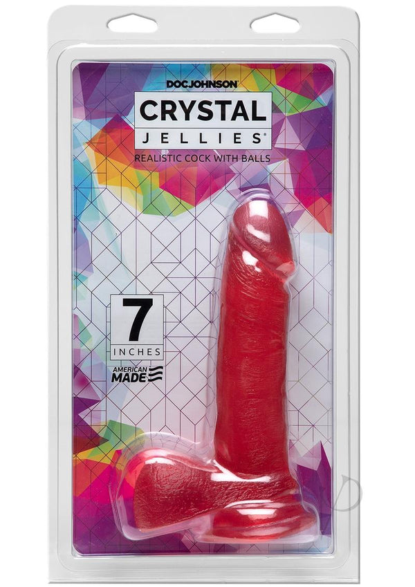 Crystal Jellies Ballsy Cocks 7 Pink-0