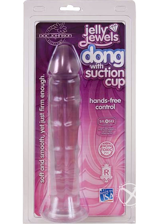 Jelly Jewel Dong W/suct Cup Diamond-0