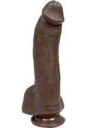 Realistic Doc Johnson Mr. Marcus 9" dildo with bulging veins and lifelike texture.