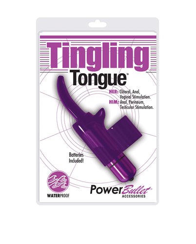 BMS Enterprises Tingling Tongue Vibrator Purple at $10.99