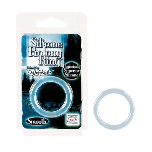 California Exotic Novelties Dr. Joel Kaplan Silicone Prolong Ring Clear at $4.99