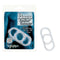 Dr. Joel Kaplan Pump Erection Enhancer in clear, two-handled stretchy ring for use with penis pump. Safe, phthalate-free silicone.