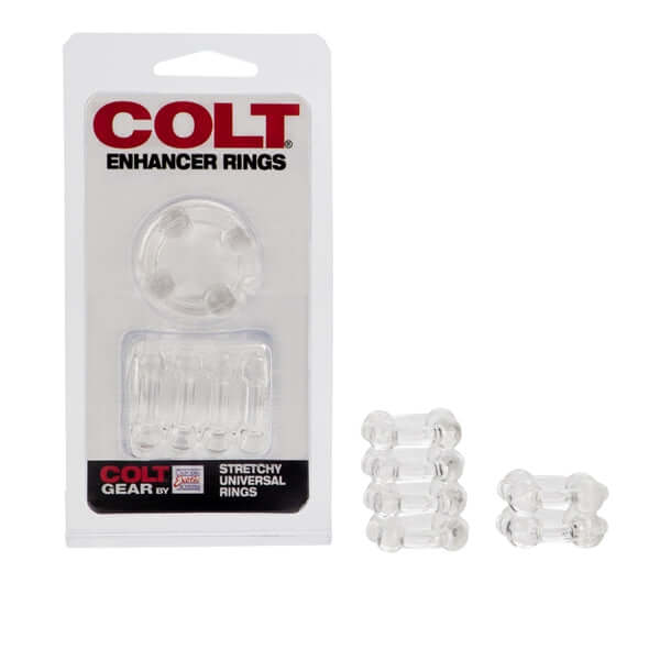 California Exotic Novelties COLT Gear Enhancer Rings Clear at $7.99
