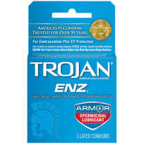 Paradise Products TROJAN ENZ SPERMICIDAL 3PK at $4.99