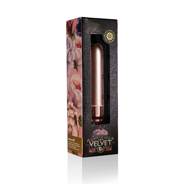 Rocks Off Touch of Velvet Rose Blush 90mm Bullet Vibrator at $15.99