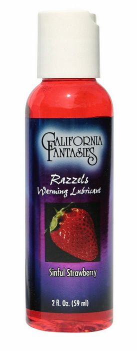 California Fantasies California Fantasies Razzels Warming Lubricant Strawberries 2.5 Oz at $10.99