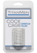 Titanmen Cock Cage Clear-0
