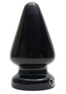 TitanMen Ass Servant 6-Inch beginner butt plug in black from Doc Johnson with dual-density construction for comfortable exploration.