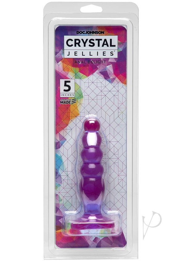 Crystal Jellies Anal Delight 5 Purple-0