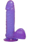 Crystal Jellies Ballsy Cock 7 Purple-1
