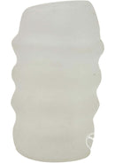 TitanMen Tool Box Clear UR3 Masturbator - Sensual Pleasure Aid with Soft and Ribbed Interior