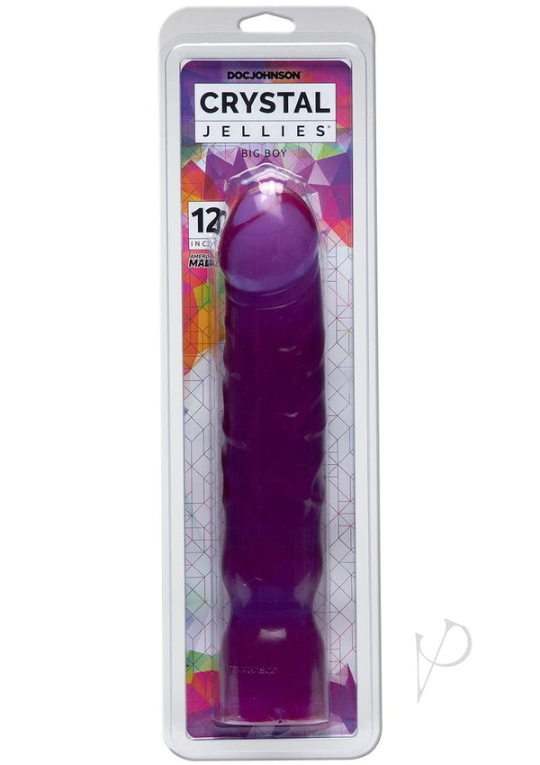 Crystal Jellies 12 Big Boy Dong Purple-0
