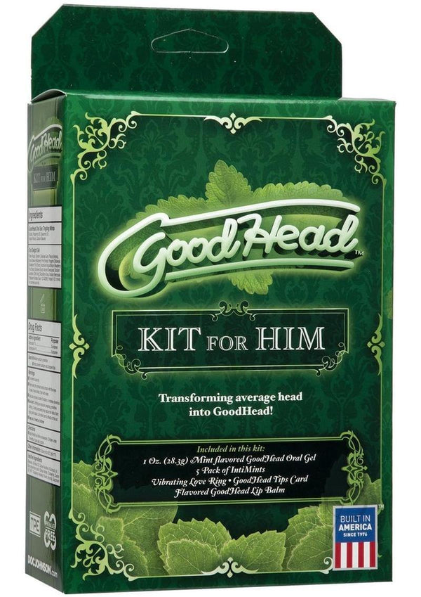 GoodHead For Him Kit in Mystical Mint Flavor packaging