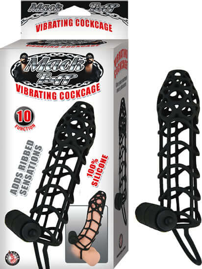 Nasstoys Nasstoys Mack Tuff Vibrating Cock Cage Black at $21.99