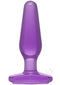 Crystal Jellies Butt Plug Med Purple-1