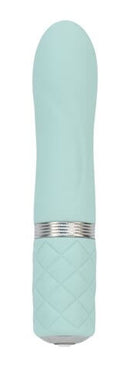 BMS Enterprises Pillow Talk Flirty Vibe with Swarovski Crystal Teal Blue at $31.99
