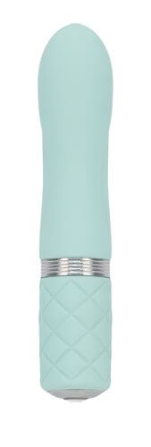 BMS Enterprises Pillow Talk Flirty Vibe with Swarovski Crystal Teal Blue at $31.99
