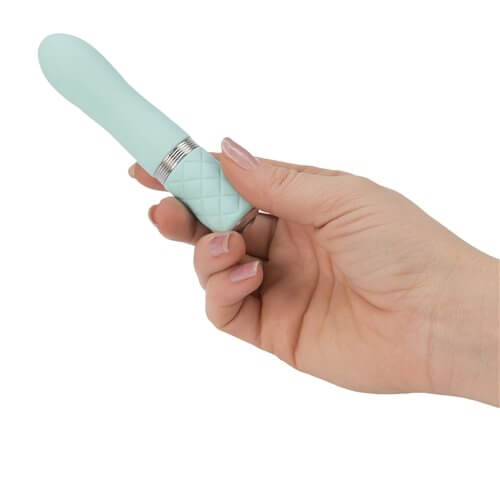 BMS Enterprises Pillow Talk Flirty Vibe with Swarovski Crystal Teal Blue at $31.99