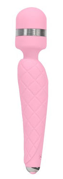 BMS Enterprises Pillow Talk Cheeky Wand Vibe with Swarovski Crystal Pink at $49.99