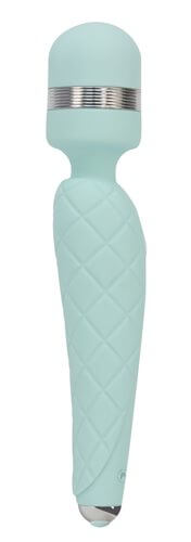 BMS Enterprises PILLOW TALK CHEEKY WAND VIBE W/SWAROVSKI CRYSTAL TEAL at $45.99