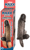 Nasstoys Maxx Gear Vibrating Grande Penis Extender Black Extension with Clitoral Stimulating Spikes at $23.99