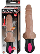 Nasstoys Natural Realskin Hot Cock Cock number 2 Brown Vibrating Dildo at $37.99