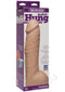 Vac-U-Lock Hung Cock 12.5 White dildo packaging with realistic design and detailed features for lifelike pleasure experience