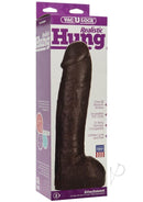 Doc Johnson Vac U Lock Realistic Hung Ur3 Cock 12.5 Inch Black Dildo in packaging showcasing lifelike design and detailed craftsmanship.