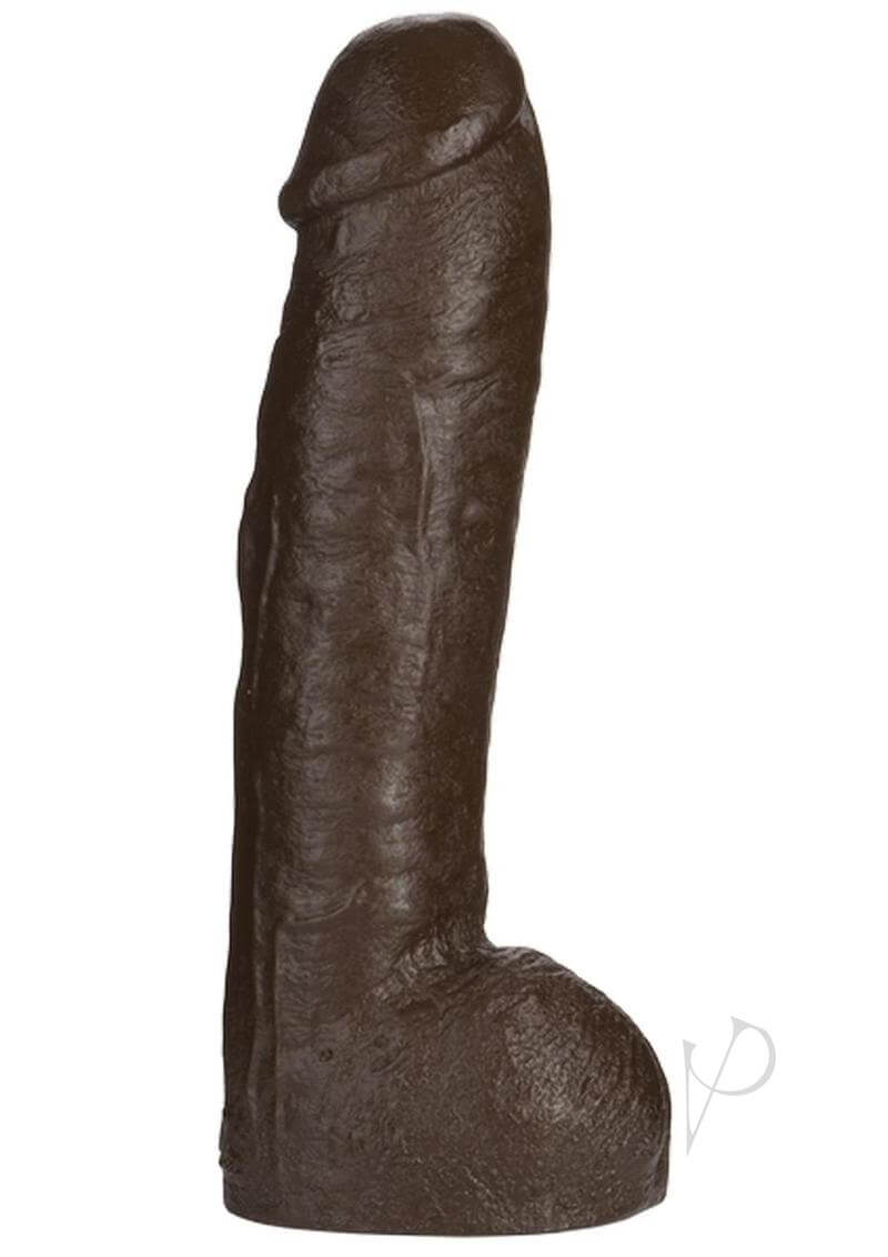 Doc Johnson Vac U Lock Hung Ur3 Cock 12.5 Black Dildo with realistic design and detailed texture for a genuine experience
