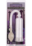 So Pumped Clear Male Enhancement Pump in packaging for performance enhancement without sleeve.