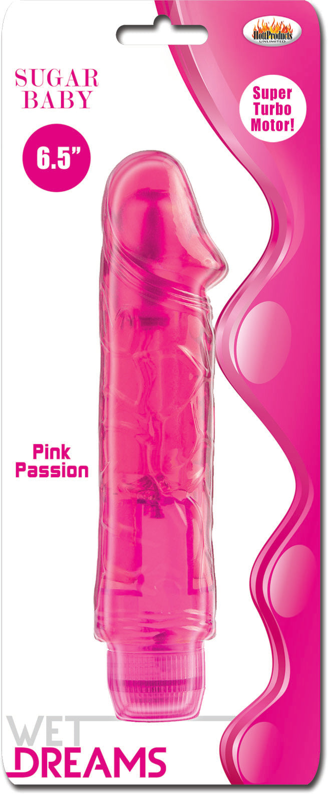 HOTT Products Wet Dreams Sugar Baby Pink Passion Realistic Vibrator at $19.99