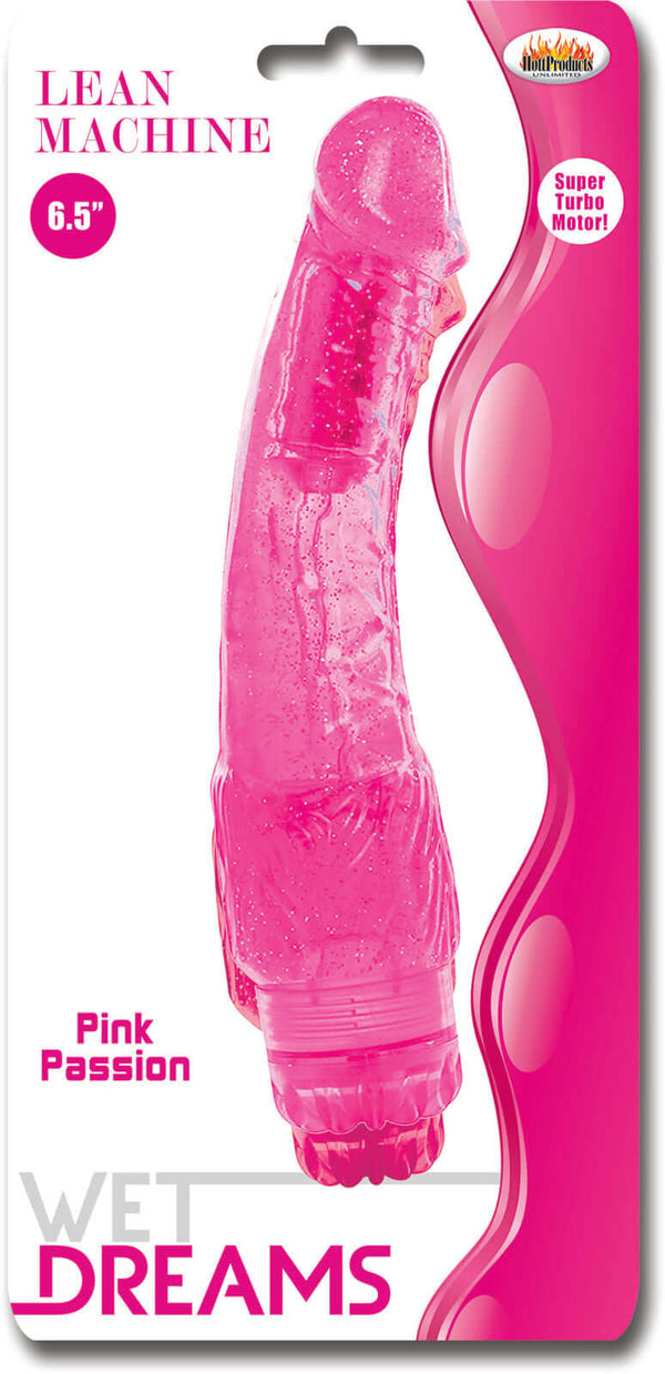Wet Dreams Lean Machiner Pink Passion Realistic Vibrator Wet Dreams Lean Machiner Pink Passion Realistic Vibrator