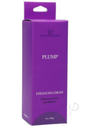 Plump Enhancement Cream for Men 2oz packaging - enhances penis size and thickness, promotes blood flow, odorless and tasteless.