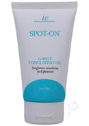Spot-On G-Spot Stimulating Gel 2oz Bottle for Enhanced Pleasure and Sensitivity