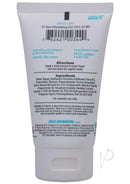 Back label of Spot-On G-Spot Stimulating Gel 2oz bottle showing ingredients, usage directions, and product details.