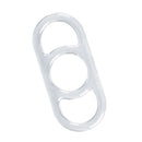 Clear stretchy erection ring for use with a penis pump, designed by Dr. Joel Kaplan for enhanced pleasure.