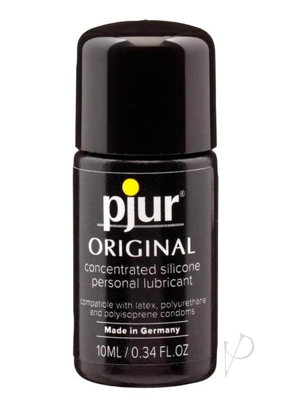 Pjur Original 10ml concentrated silicone personal lubricant bottle in black packaging
