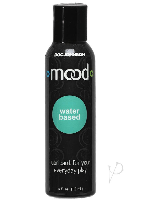 Mood Water-Based Lube 4 Oz bottle for intimate pleasure and toy play