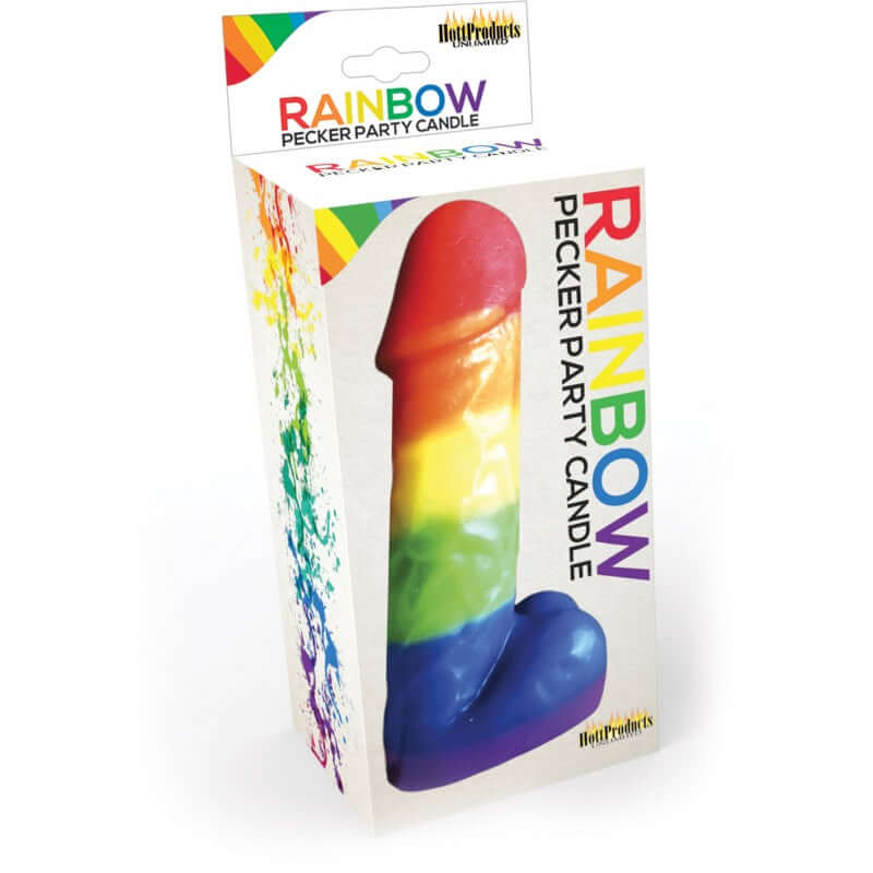 HOTT Products RAINBOW PECKER PARTY CANDLE at $10.99