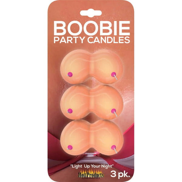 HOTT Products BOOBIE PARTY CANDLES 3PK at $5.99