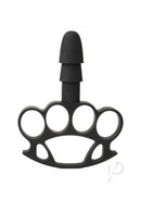 Vac U Lock Knuckle Up hands-on pleasure accessory with dynamic knuckle ring design and standard plug for secure and versatile intimate play