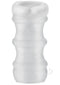 Doc Johnson Mood Pleaser Massage Beads Frost Masturbator with four internal textures for solo or partnered pleasure sessions