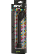 Mood Frisky Black G-Spot Waterproof Multi-Speed Vibrator with Oversized Head in Packaging