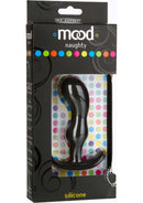 Mood Naughty 2 Medium Black Anal Plug in packaging - Soft Silicone Butt Plug for comfortable and satisfying experience