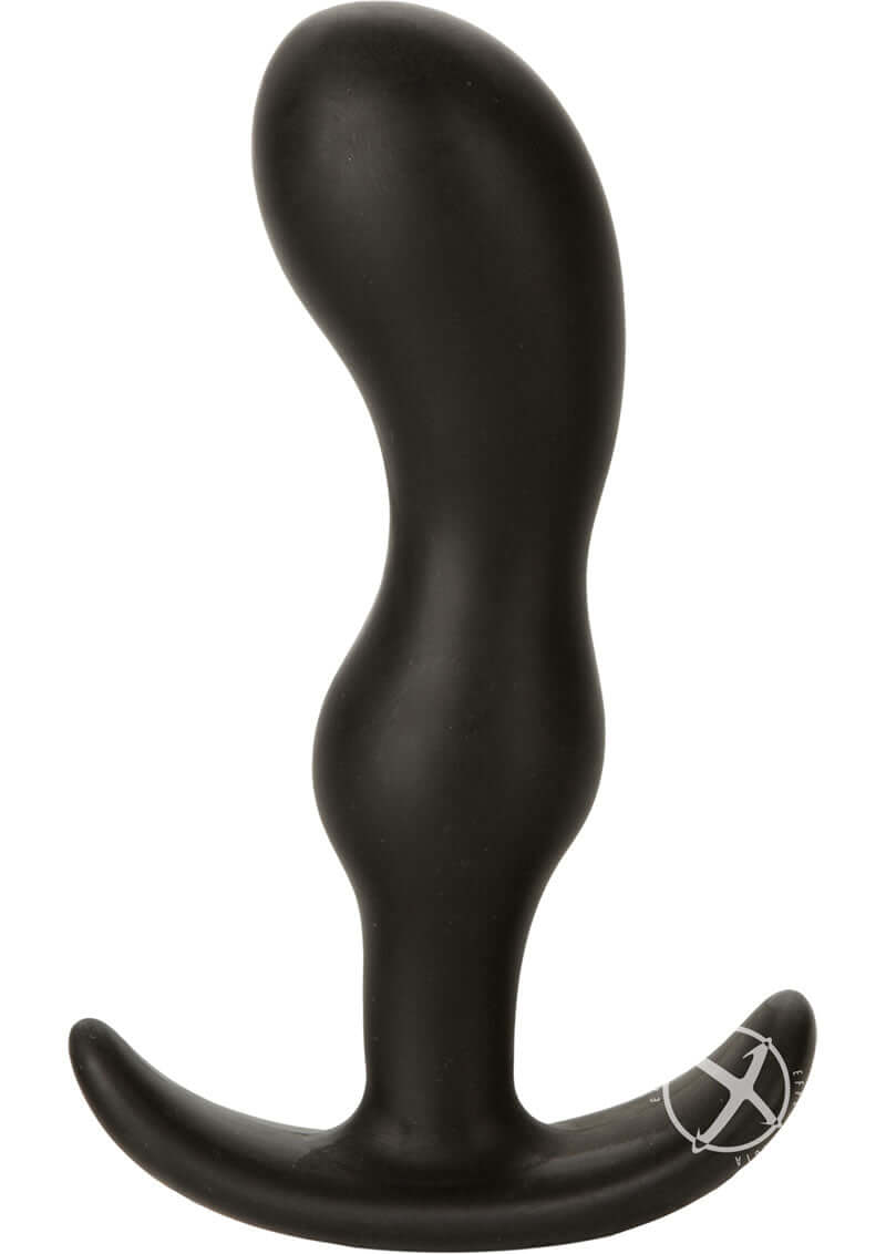 Mood Naughty 2 Medium Black Anal Plug made of soft silicone, designed for a comfortable and satisfying experience.