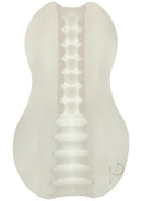 Mood Exciter Frost ULTRASKYN stroker with dual entrances and stimulating massage beads.