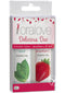 Oralove Delicious Duo strawberry and mint flavored lubricants in packaging for oral play