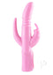 WOW Triple Ecstasy Thruster - Premium Luxury Vibrator with Thrusting Action, crafted from body-safe TPR in pink color.